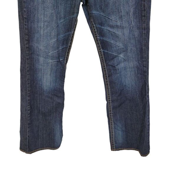 Kut From The Kloth Womens So Low Jeans Sz14 Dark Wash Bootcut Bling Pockets - Picture 6 of 16